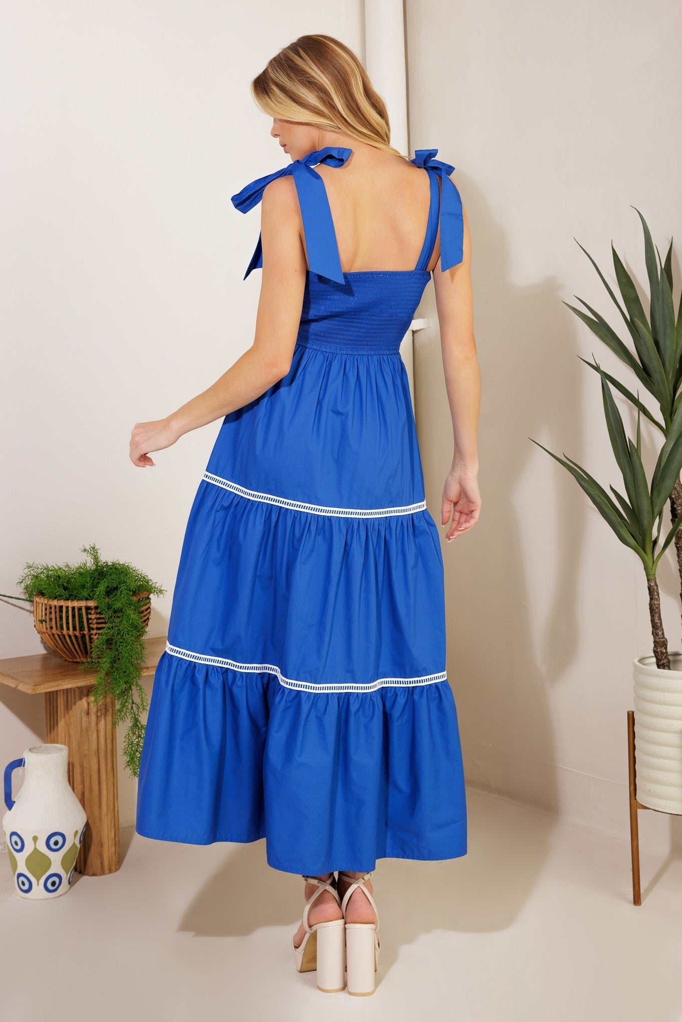 BETTER THAN EVER POPLIN MIDI DRESS Flying Tomato